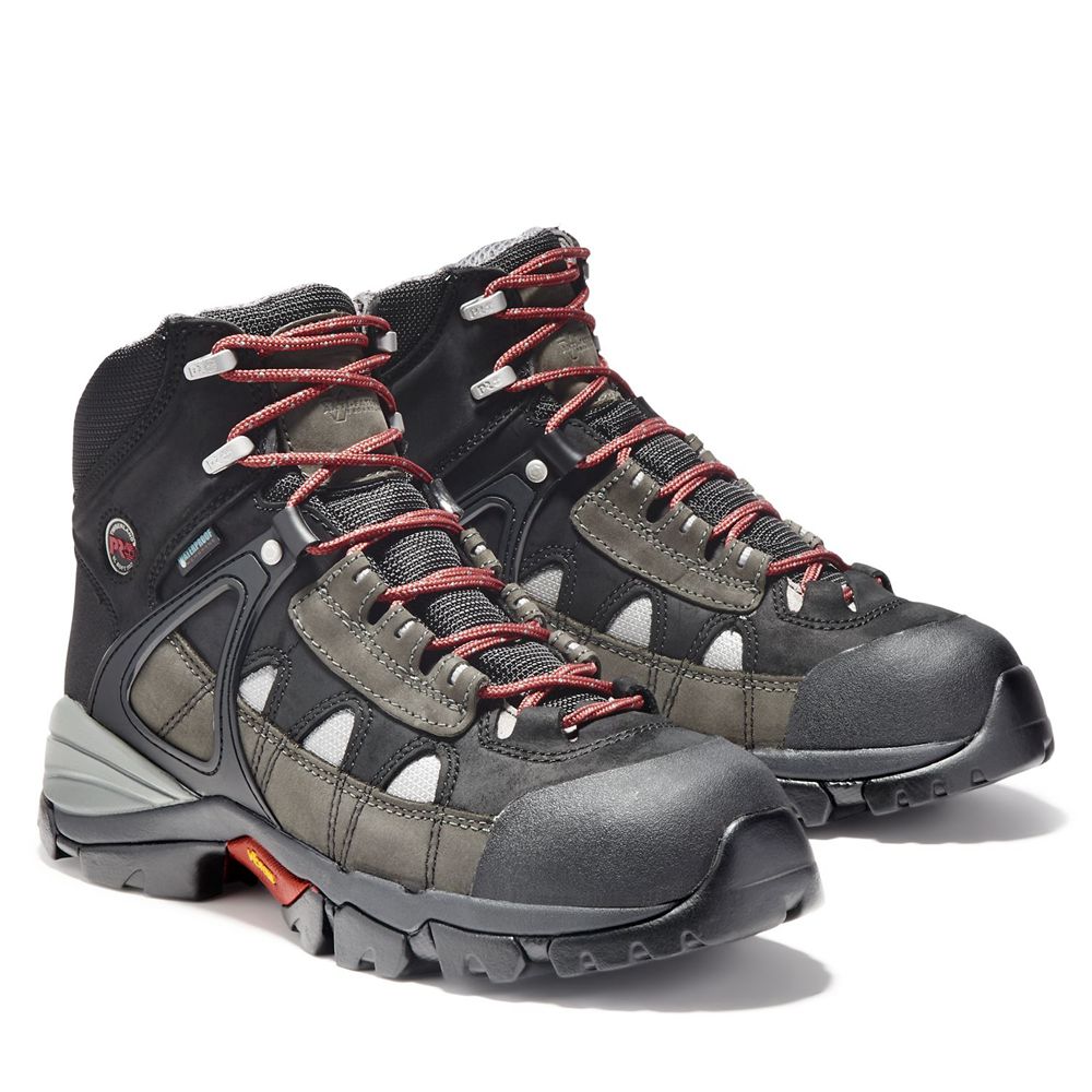 Bocanci De Muncă Timberland Barbati Negrii/Masline Verzi - Pro® Hyperion 6\" Soft Toe - Romania - TYM